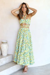 Wattlebush Crop Top Green