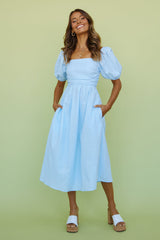 Delfino Maxi Dress Blue