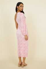 Timing Of It All Maxi Dress Pink