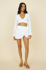Holiday Feels Skirt White