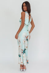 Damsel Reverse Halter Maxi Dress Magnolia Mint
