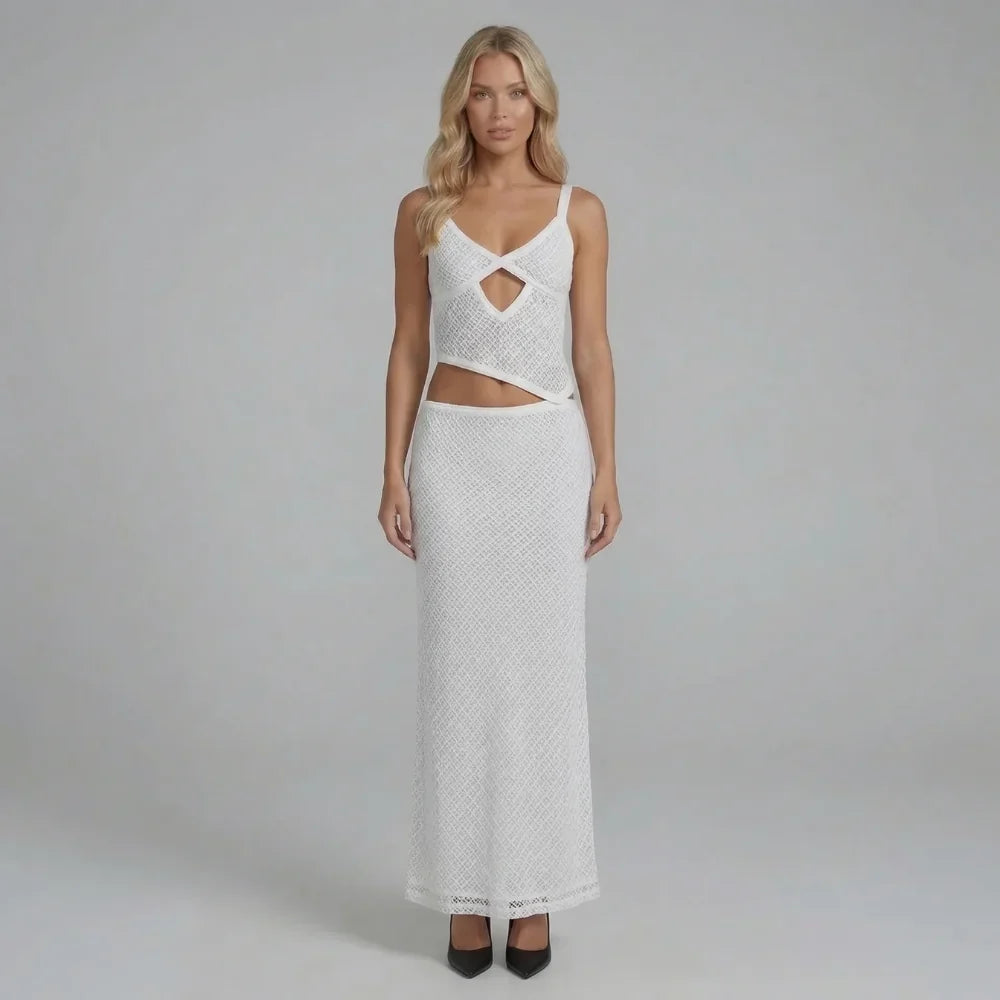 Viviana Mesh Maxi Dress
